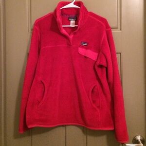 Berry Red Womens Patagonia Fleece
